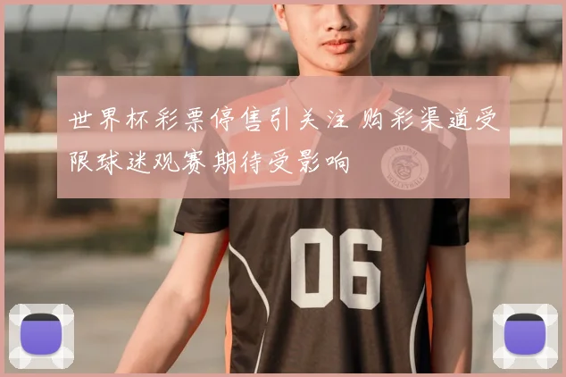 世界杯彩票停售引关注 购彩渠道受限球迷观赛期待受影响