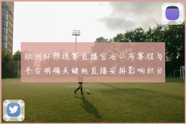 欧洲杯预选赛直播官方公布赛程与平台明确关键轮直播安排影响积分争夺